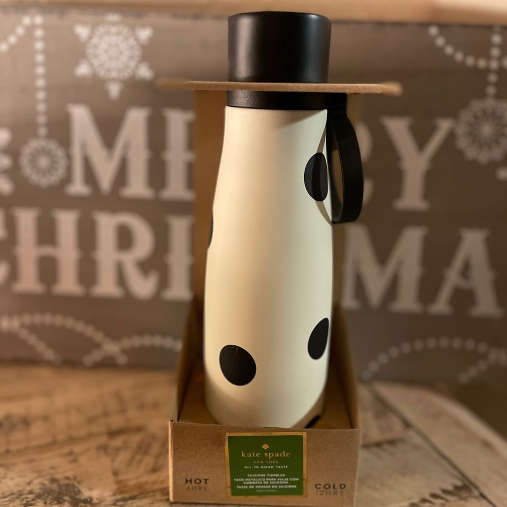 ( SOLD)Kate Spade Silicone tumbler